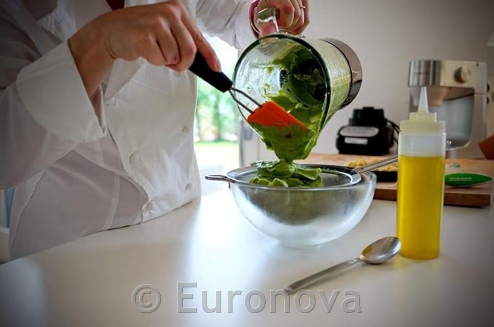 Okroglo cedilo / enojno / fina mreža / 14cm