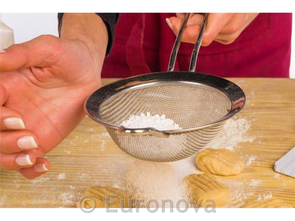 Okroglo cedilo / enojno / fina mreža / 14cm