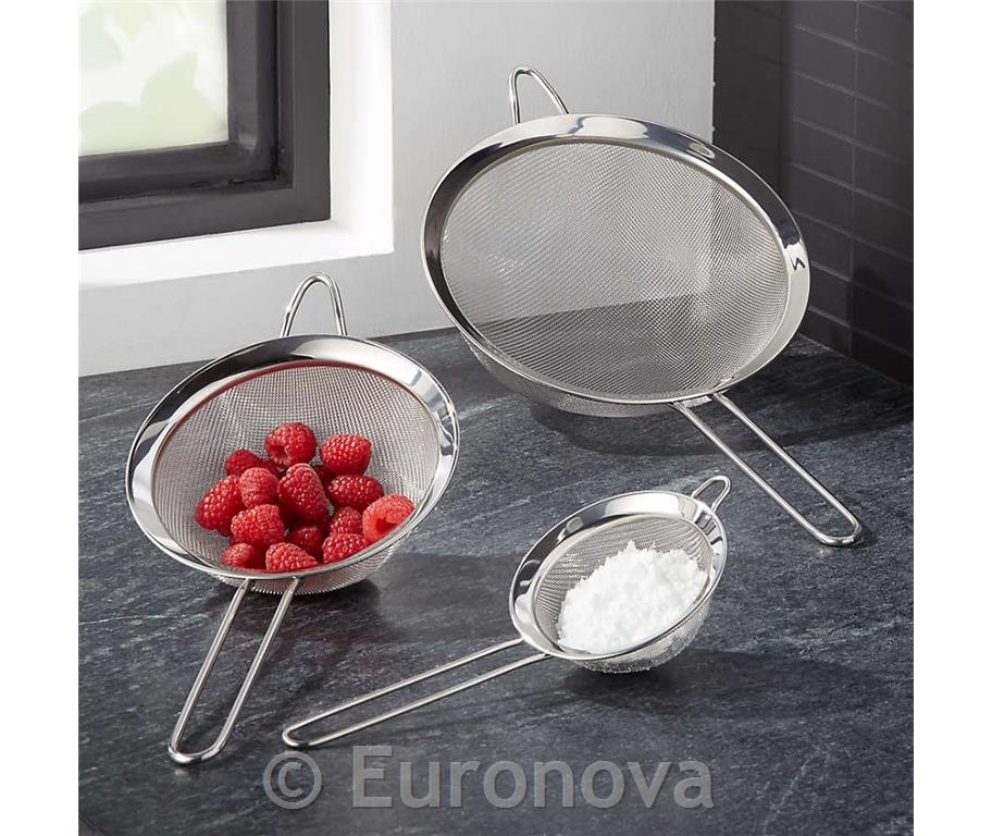 Okroglo cedilo / enojno / fina mreža / 22cm