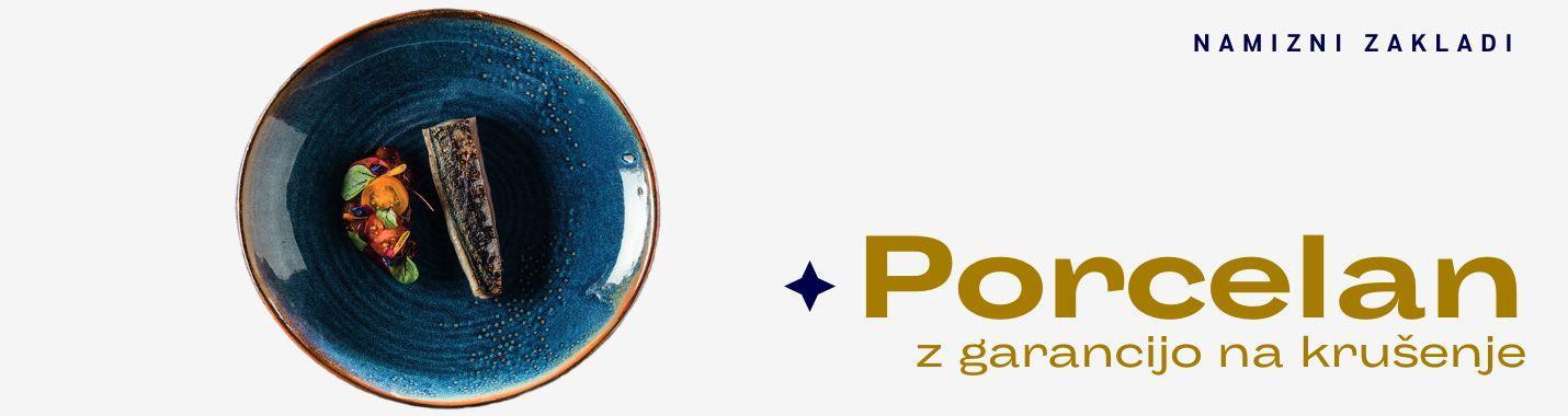 Porcelan z garancijo na krušenje robov