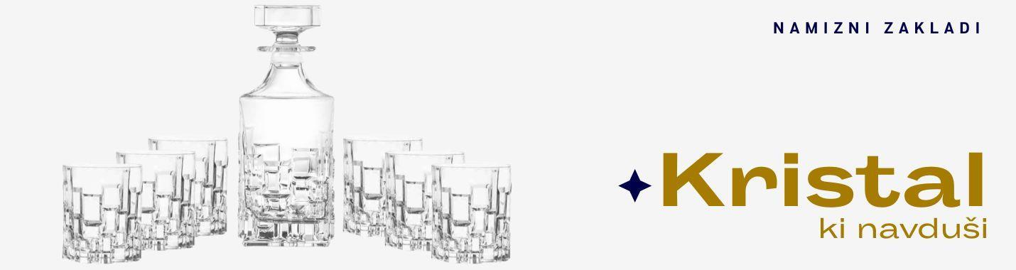 Kristalni kozarci, ki navdušijo