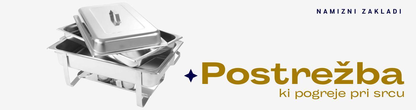 Chafing servirne posode