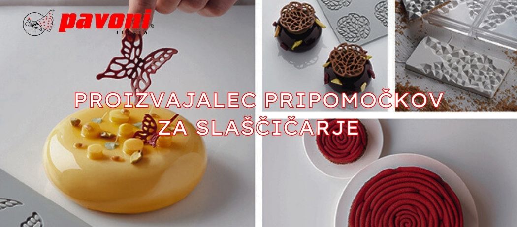PAVONI - Proizvajalec pripomočkov za slaščičarje